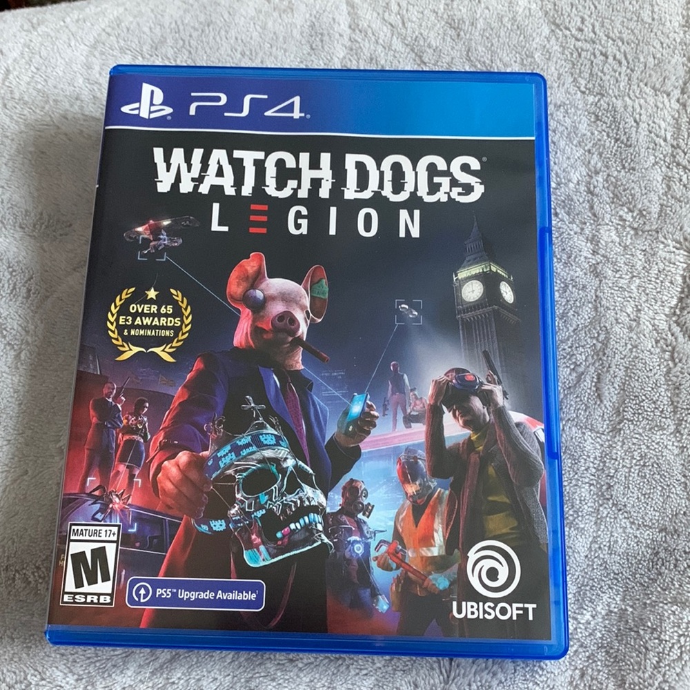 PS4 Watch Dogs Legion played a few times if that!